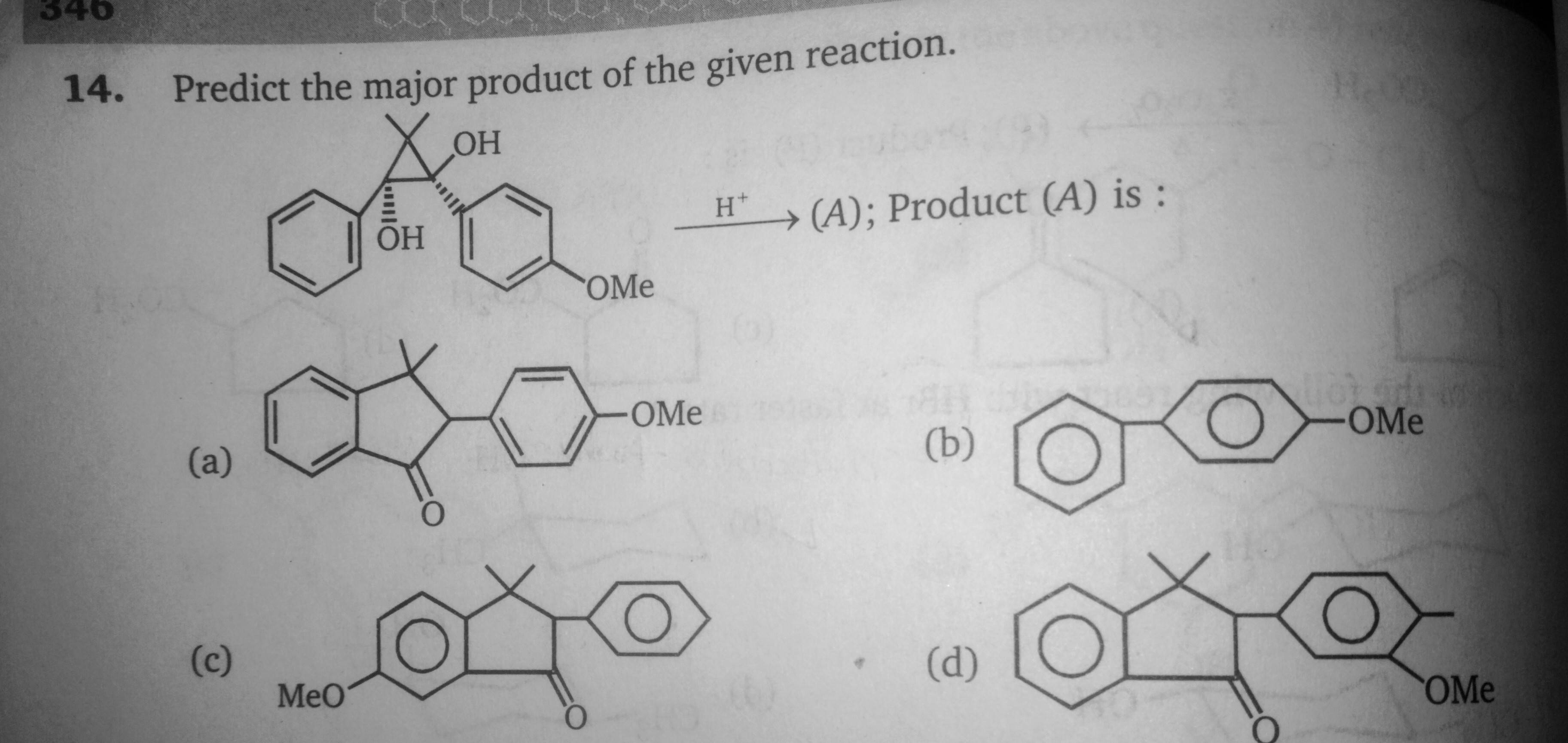 Predict the major product of the given reaction