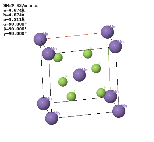 MnF2 structure