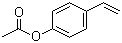 (4-ethenylphenyl) acetate
