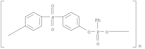 Poly[oxy(phenylphosphinylidene)oxy-1,4-phenylenesulfonyl-1,4-phenylene]  