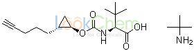 (S)-3,3-Dimethyl-2-((((1R,2R)-2-(pent-4-yn-1-yl)cyclopropoxy)carbonyl)amino)butyric acid tert-butylamine salt  