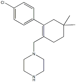 1-{[2-(4-Chlorophenyl)-4,4-dimethyl-1-cyclohexen-1-yl]methyl}piperazine  