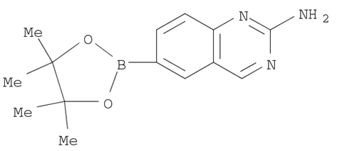 6-(4,4,5,5-tetramethyl-1,3,2-dioxaborolan-2-yl)quinazolin-2-amine  