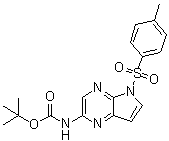 N-[5-[(4-Methylphenyl)sulfonyl]-5H-pyrrolo[2,3-b]pyrazin-2-yl]carbamic acid 1,1-dimethylethyl ester