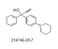 1-Phenyl-1-(4-piperidinophenyl)-2-propyn-1-ol