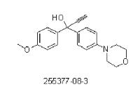 1-(4-methoxyphenyl)-1-(4-morpholinophenyl)prop-2-yn-1-ol