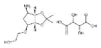2-((3aR,4S,6R,6aS)-6-amino-2,2-dimethyltetrahydro-3aH-cyclopenta[d][1,3]dioxol-4-yloxy)ethanol L-tataric acid  