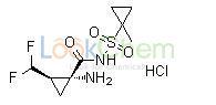 (1R,2R)-1-Amino-2-(difluoromethyl)-N-[(1-methylcyclopropyl)sulfonyl]cyclopropanecarboxamide hydrochloride  