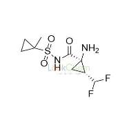 (1R,2R)-1-amino-2-(difluoromethyl)-N-((1-methylcyclopropyl)-(methylene)sulfinyl)cyclopropane-1-carboxamide  