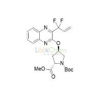 1-(tert-butyl) 2-methyl (2S,4R)-4-((3-(1,1-difluoroallyl)quinoxalin-2-yl)oxy)pyrrolidine-1,2-dicarboxylate  