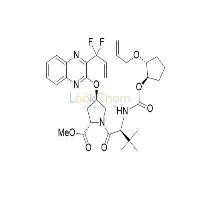methyl (2S,4R)-1-((S)-2-(((((1R,2R)-2-(allyloxy)cyclopentyl)oxy)carbonyl)amino)-3,3-dimethylbutanoyl)-4-[(3-(1,1-difluoroallyl)quinoxalin-2-yl)oxy]pyrrolidine-2-carboxylate  