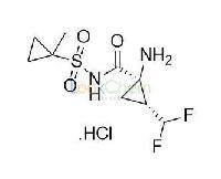 (1R,2R)-1-amino-2-(difluoromethyl)-N-((1-methylcyclopropyl)sulfonyl)cyclopropane-1-carboxamide hydrochloride  