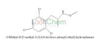 O-methyl-N-[1-methyl -2-(2,4,6-trichloro-ethyl)-ethyl]-hydroxylamine  