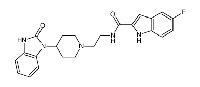 5-fluoro-N-[2-[4-(2-oxo-3H-benzimidazol-1-yl)piperidin-1-yl]ethyl]-1H-indole-2-carboxamide
