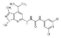 1-(2,6-dichloropyridin-4-yl)-3-[(1,3-dimethyl-4-propan-2-ylpyrazolo[3,4-b]pyridin-6-yl)amino]urea
