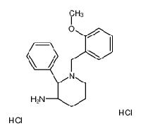 (2S,3S)-1-[(2-methoxyphenyl)methyl]-2-phenylpiperidin-3-amine,dihydrochloride