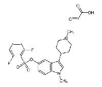 [1-methyl-3-(1-methylpiperidin-4-yl)indol-5-yl] 2,6-difluorobenzenesulfonate,oxaldehydic acid