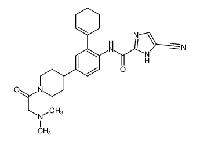 5-cyano-N-[2-(cyclohexen-1-yl)-4-[1-[2-(dimethylamino)acetyl]piperidin-4-yl]phenyl]-1H-imidazole-2-carboxamide