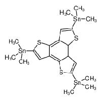 1,3,5-tri(trimethylstannyl)benzo[1,2-b:3,4-b\':5,6-b\'\']trithiophene