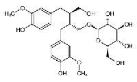 (2R,3R,4S,5S,6R)-2-((2R,3R)-4-hydroxy-2,3-bis(4-hydroxy-3-methoxybenzyl)butoxy)-6-(hydroxymethyl)tetrahydro-2H-pyran-3,4,5-triol