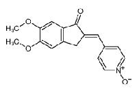 1H-Inden-1-one, 2,3-dihydro-5,6-dimethoxy-2-[(1-oxido-4-pyridinyl)methylene]-