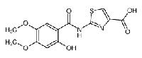 4-Thiazolecarboxylic acid, 2-[(2-hydroxy-4,5-dimethoxybenzoyl)amino]-