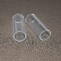 High-temperature transparent large diameter quartz glass tube