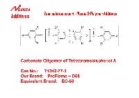 Phenoxy terminated carbonate oligomer of Tetrabromobisphenol-A BC58