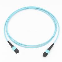 8 Fiber MPO(Female)-MPO(Female) OM3 MM Fiber Optic Cable