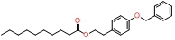 2-(4-Benzyloxyphenyl)ethyl decanoate