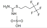 4,4,5,5,5-Pentafluoropentyl carbamimidothioate methanesulfonate